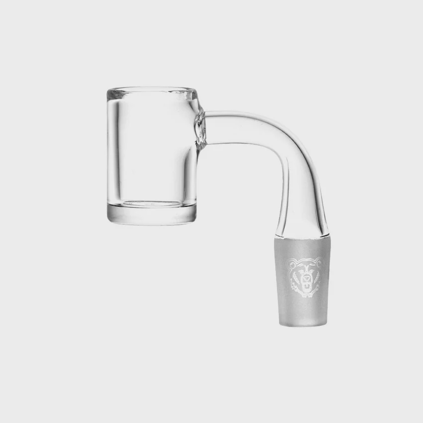 Photograph of product: Bear Quartz V2 Flat 22MM Banger | 14mm M | 90 Degree