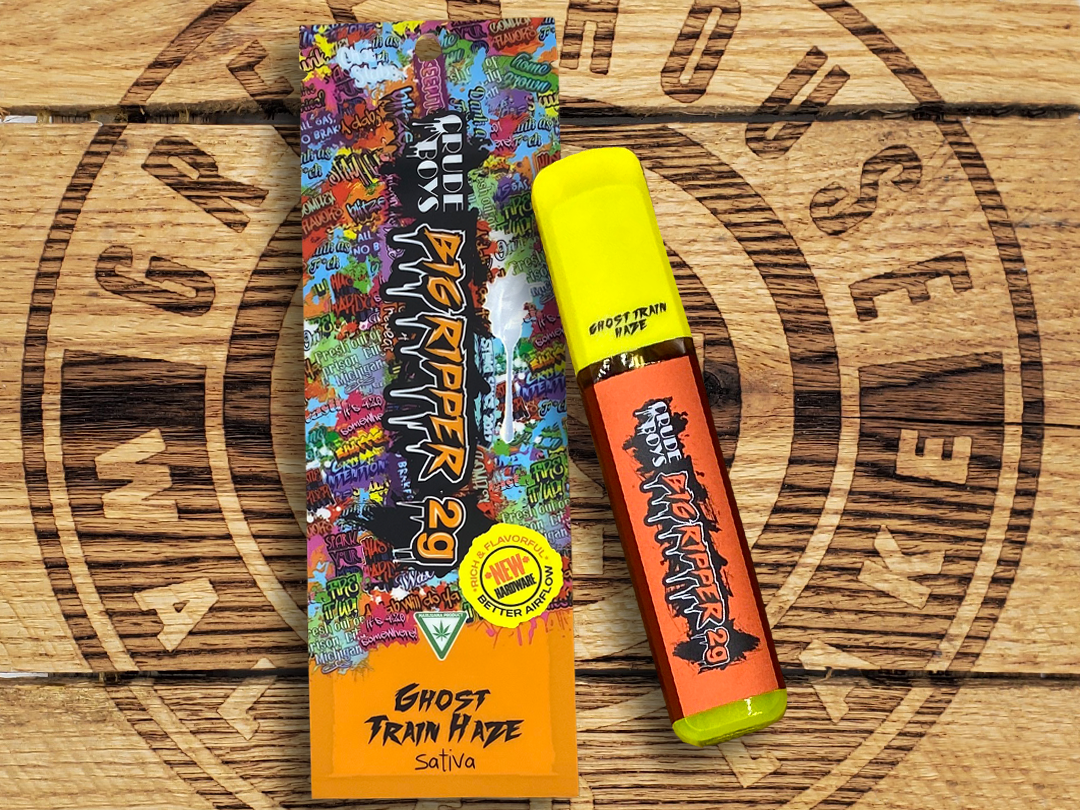 Photograph of product: Crude Boys | Ghost Train Haze | 2g AIO Vape