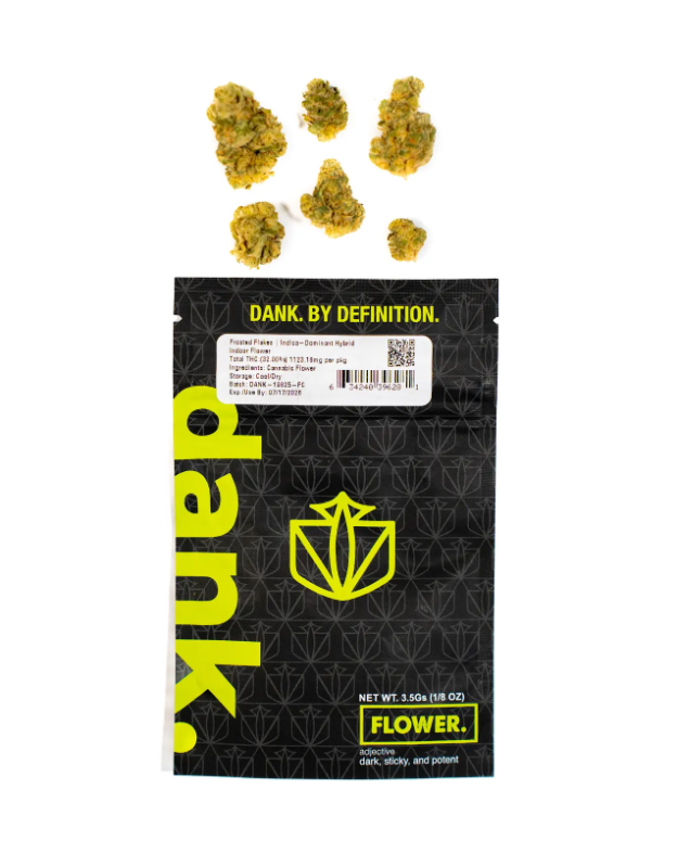 Photograph of product: Dank Frosted Flakes Flower - 1g