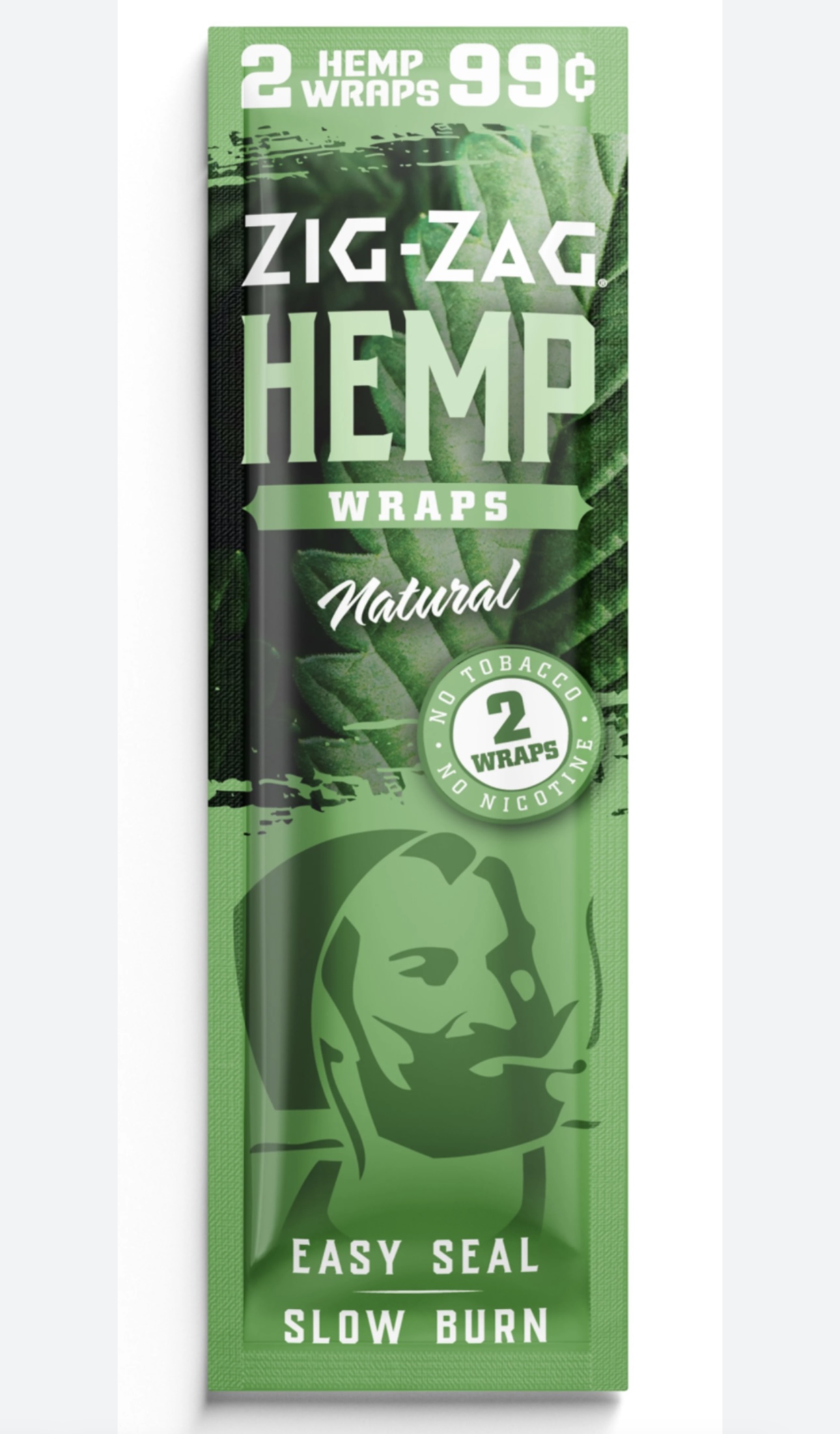 Photograph of product: Zig Zag: Natural Hemp Wraps 2-Pack