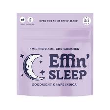 Photograph of product: Effin-Sleep Goodnight Grape 2:1 TH-oui:CBN 100mg