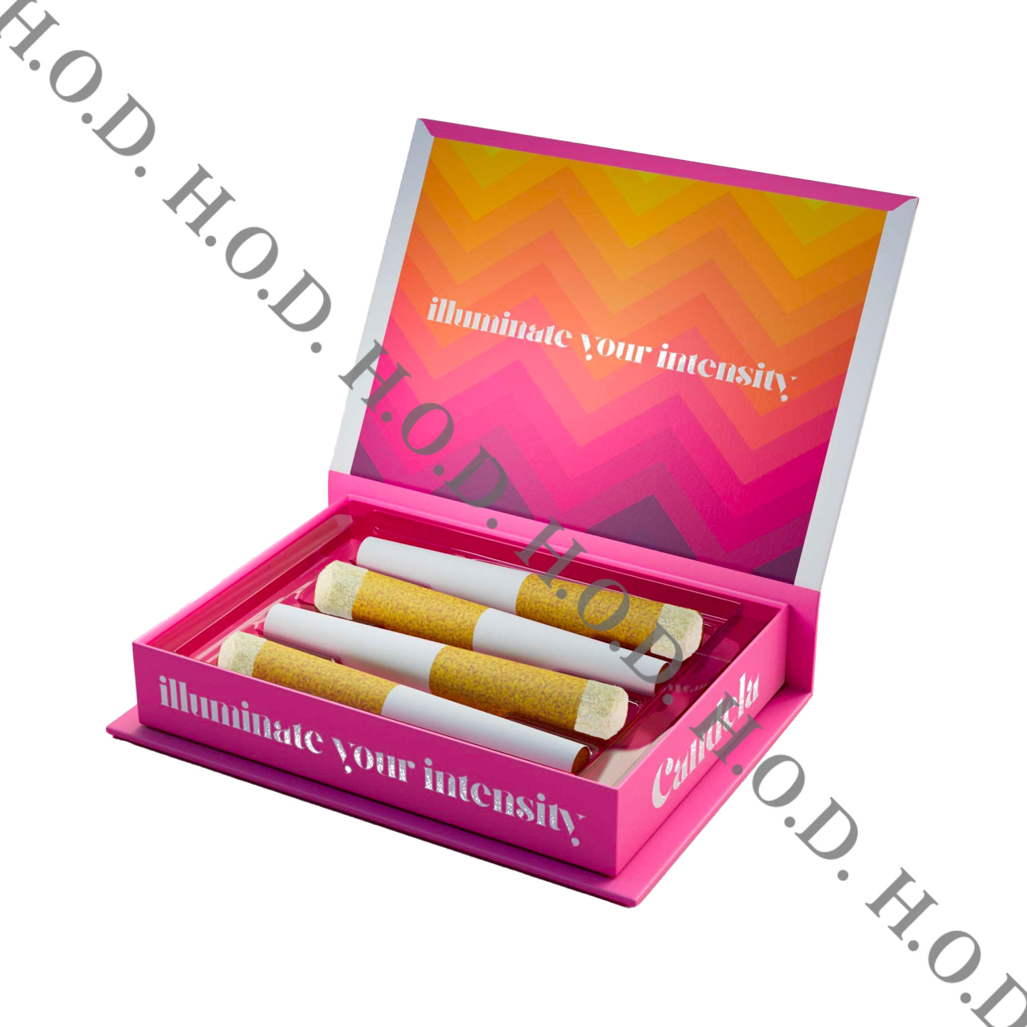 Photograph of product: Candela Detroit Breath x MAC Stomper Mini Donut Pre-Roll .4g 4 Pack