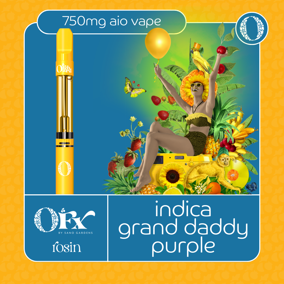 Photograph of product: Grand Daddy Purple-OrchardFX (750mg)