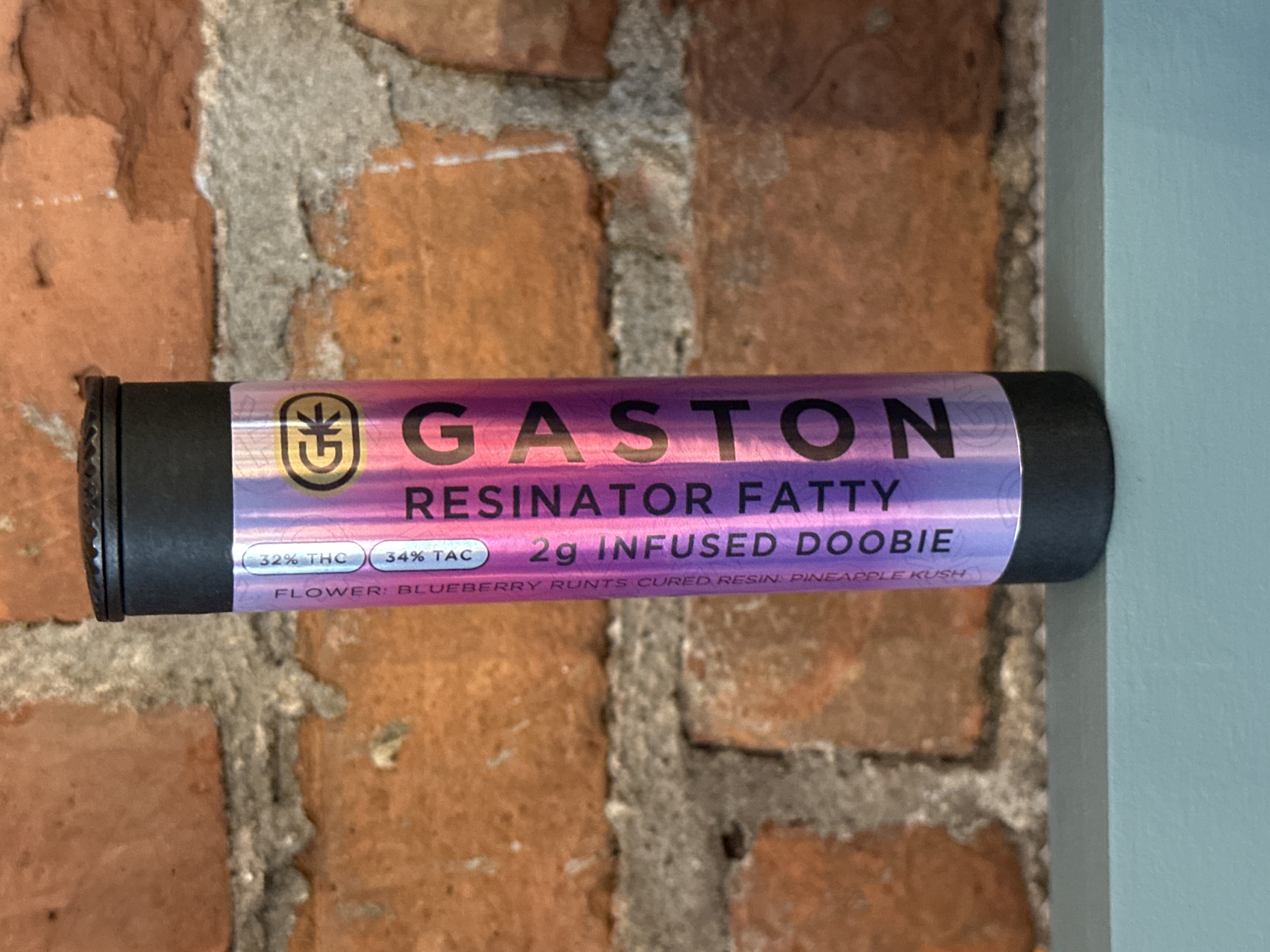 Photograph of product: Gaston Resin Infused Preroll | Resinator Fatty