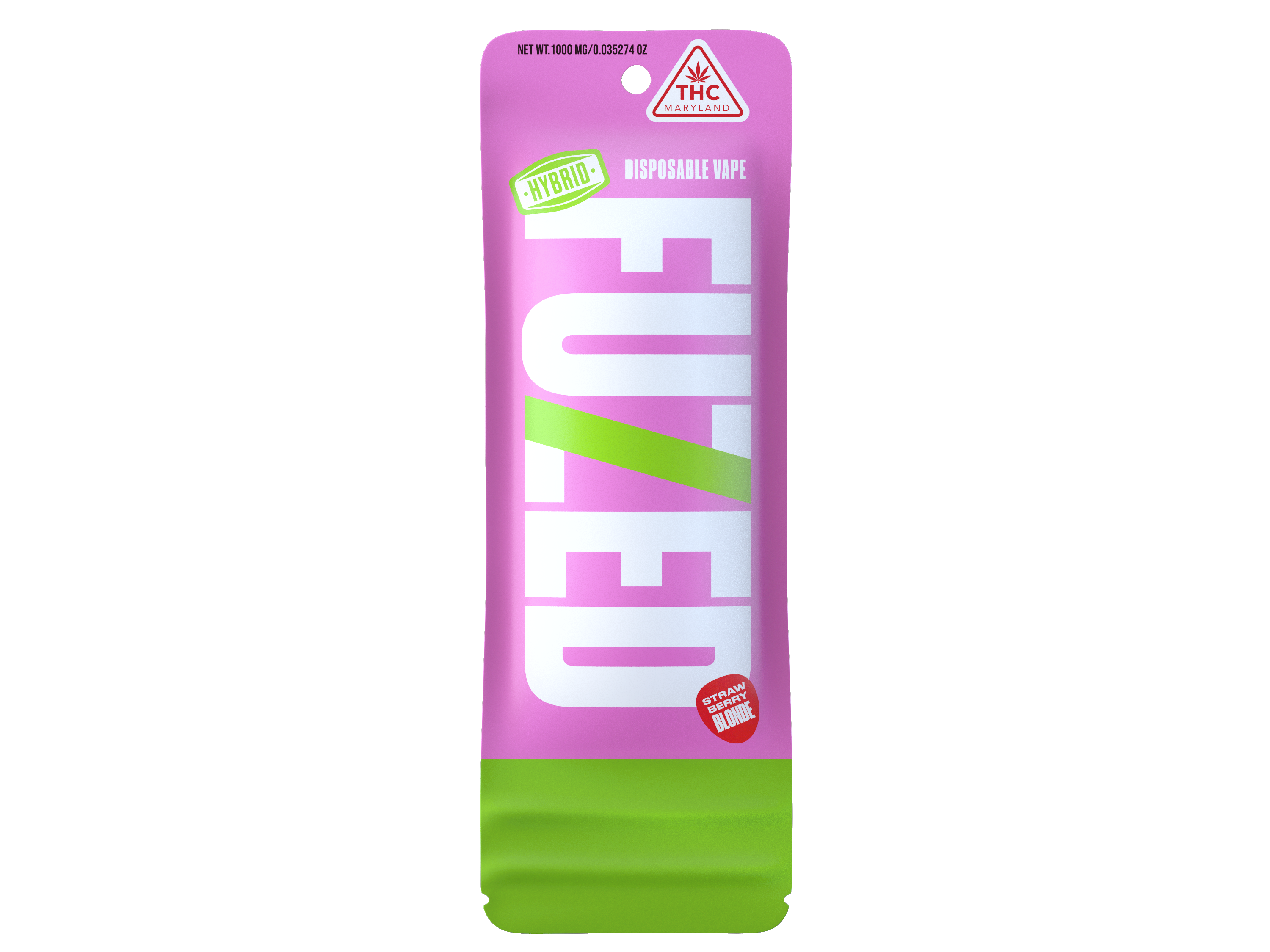 Photograph of product: Fuzed Disposable (1g) Strawberry Blonde