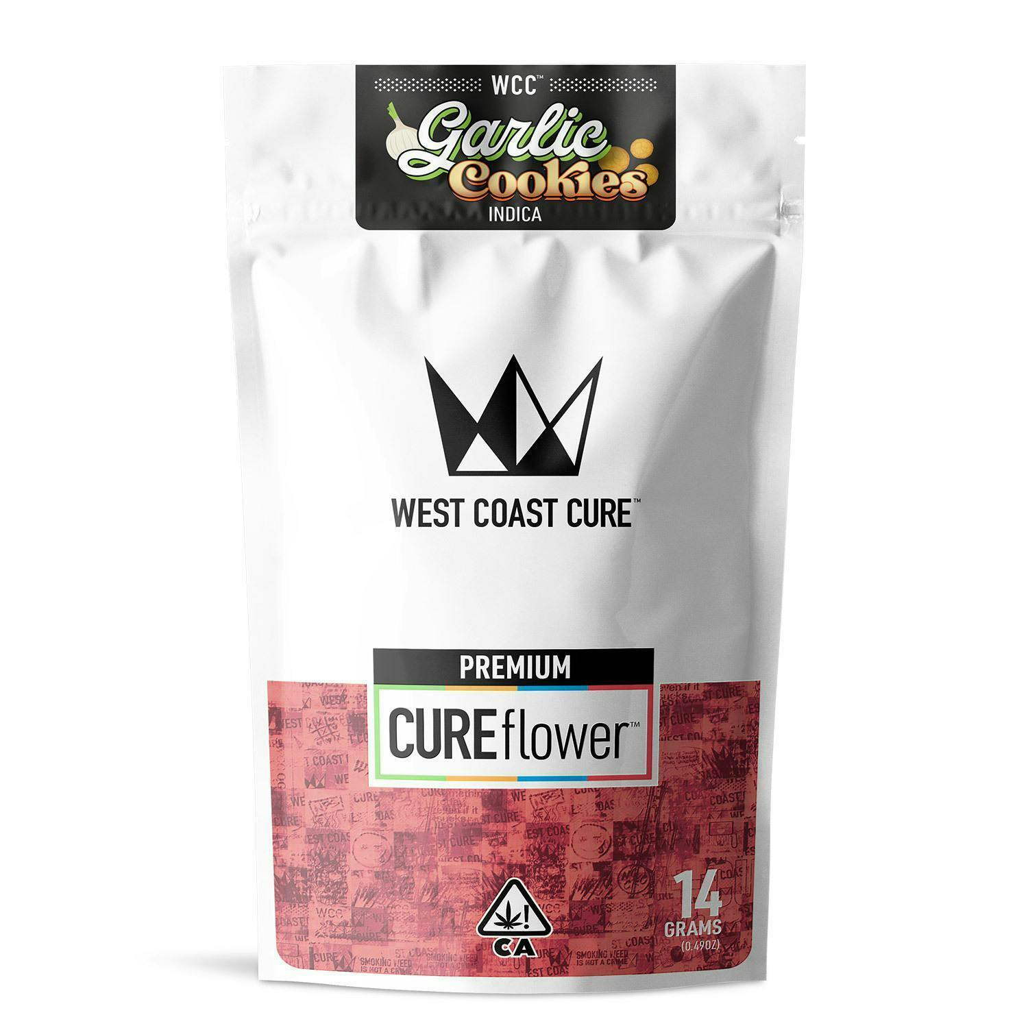 Photograph of product: West Coast Cure - Flower - Garlic Cookies - 14G