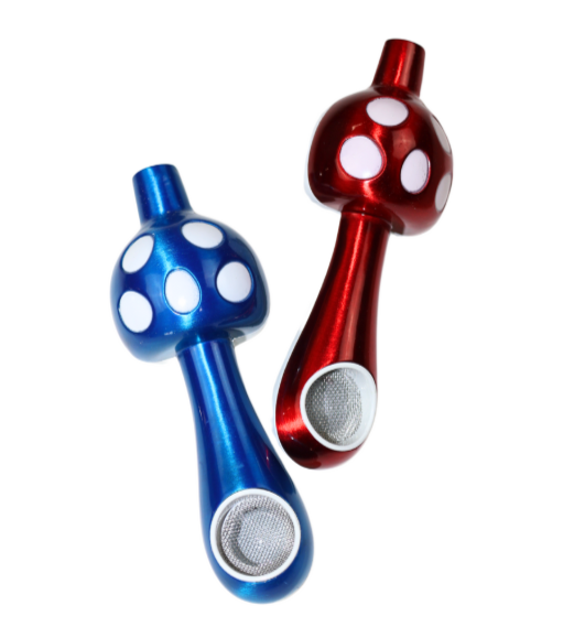 Photograph of product: Mushroom Metal Hand Pipe