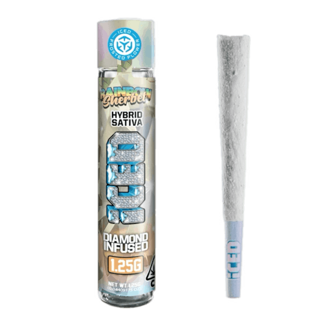 Photograph of Product: Rainbow Sherbet Infused Pre-Roll 1.25g - 