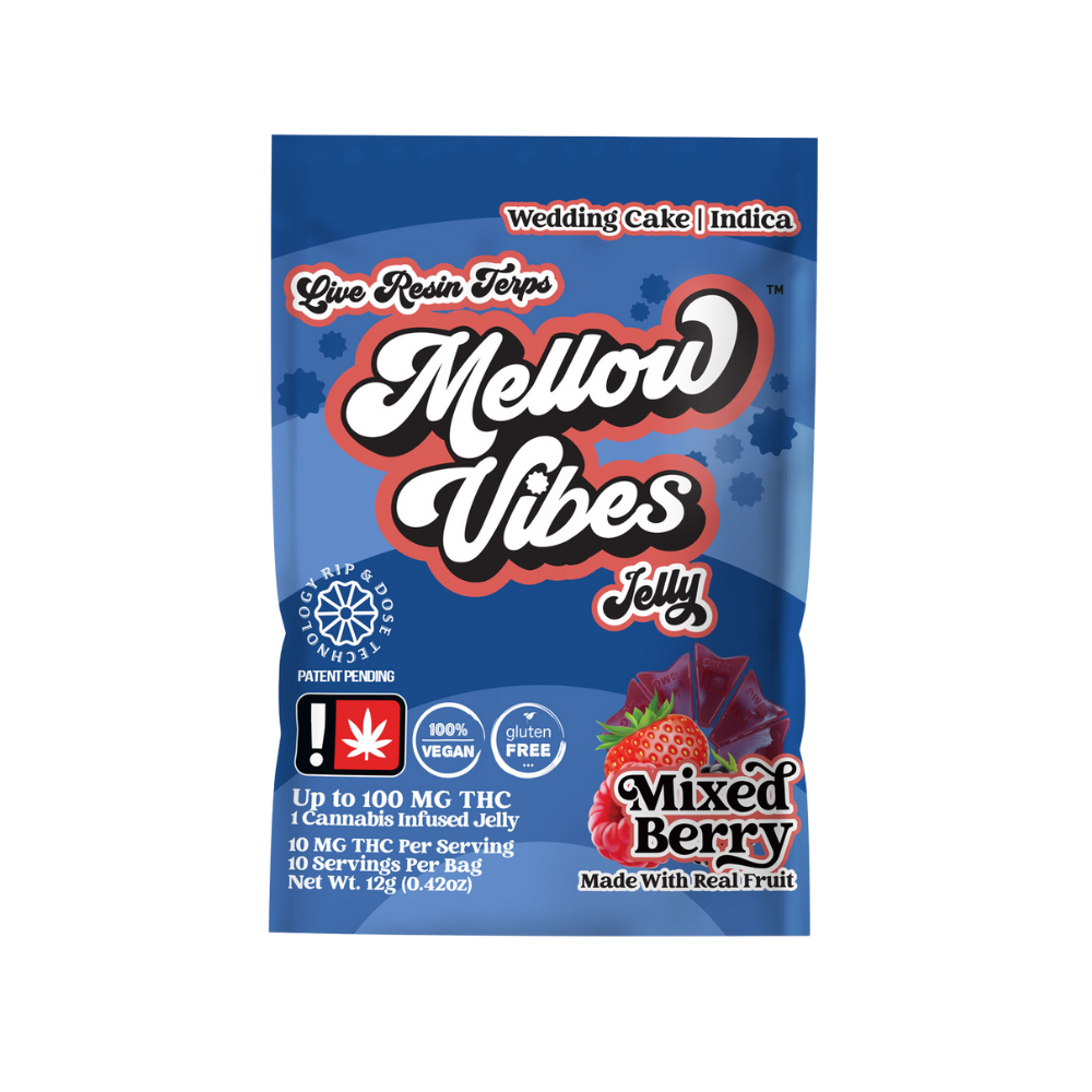 Photograph of product: Mellow Vibes - Mixed Berry (100MG)