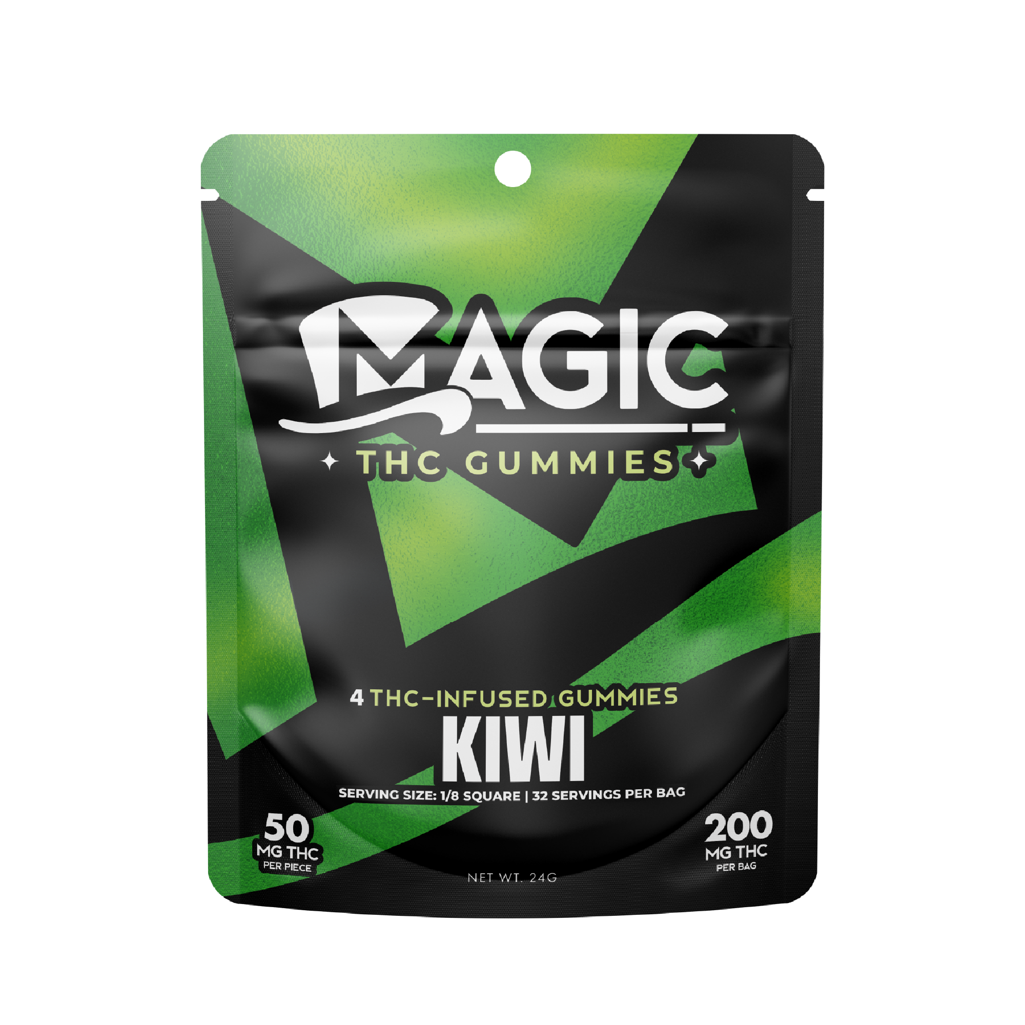 Photograph of product: 200mg Magic Gummies - Kiwi