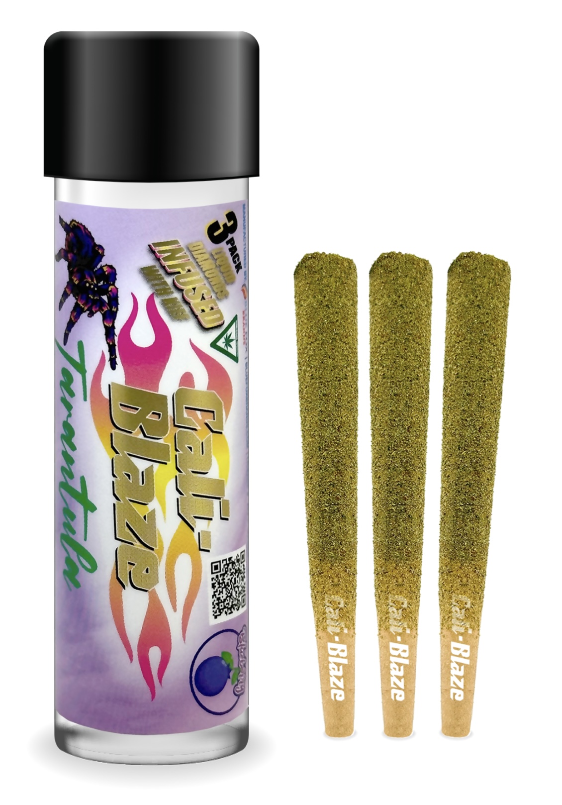 Photograph of product: AU Cali-Blaze: Blueberry Tarantula 3-pack