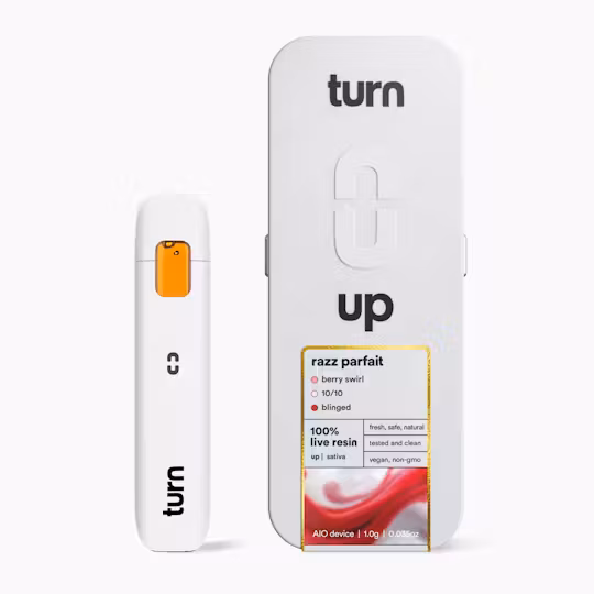 Photograph of product: Turn | Razz Parfait | Live Resin | 1g AIO