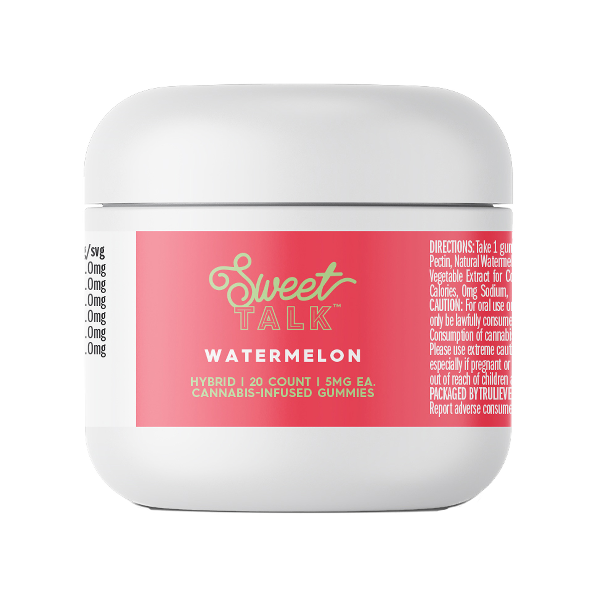 Photograph of product: 100mg Watermelon Gummies 20pk