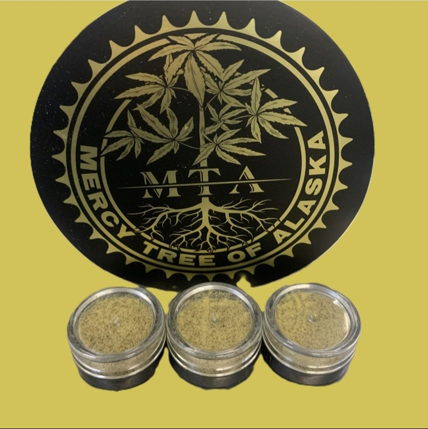 Photograph of product: Sour Petroleum Kief by Mercy Tree of Alaska*Final Price