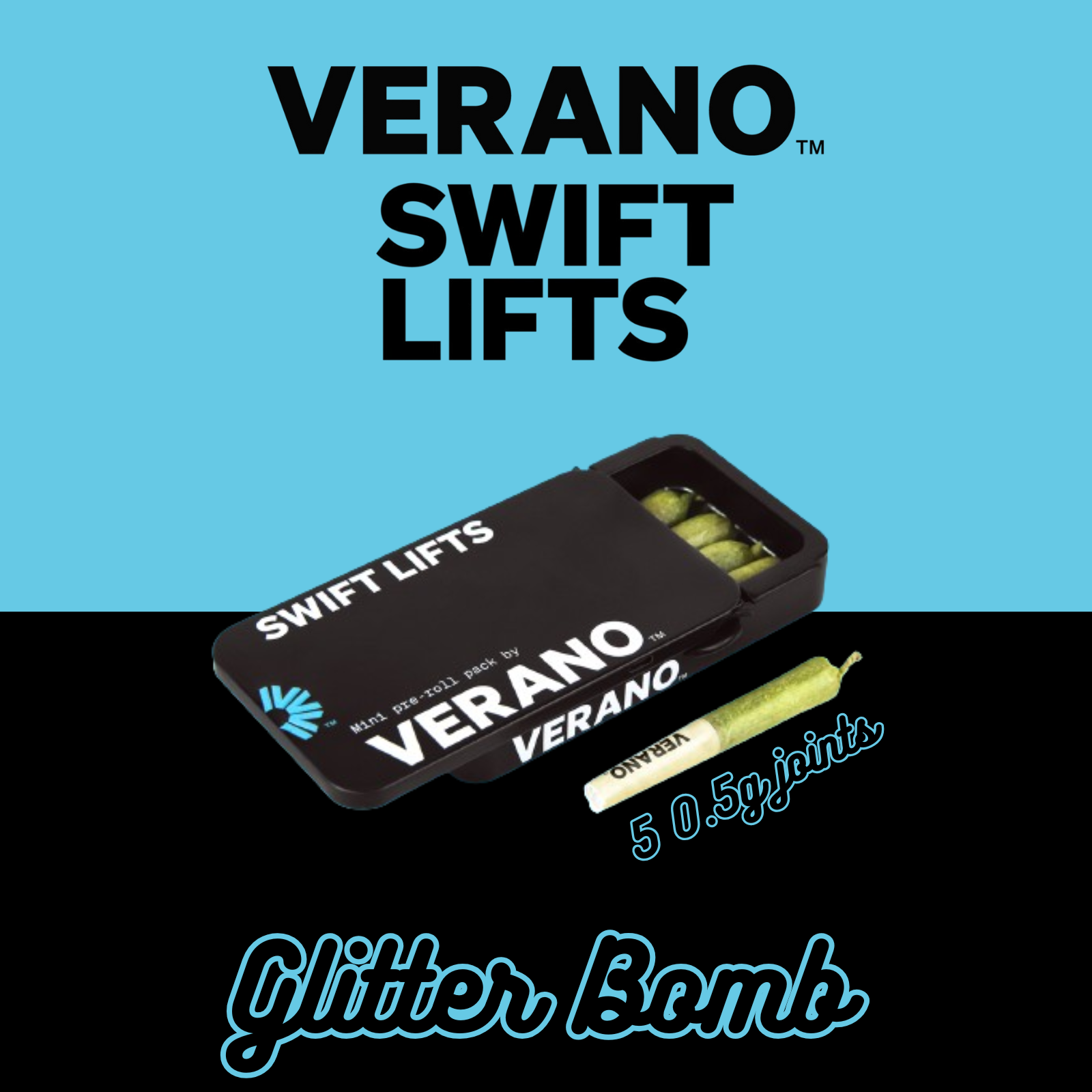 Photograph of product: Verano Reserve Swift Lifts (5pk) | Glitter Bomb (Oui'd)