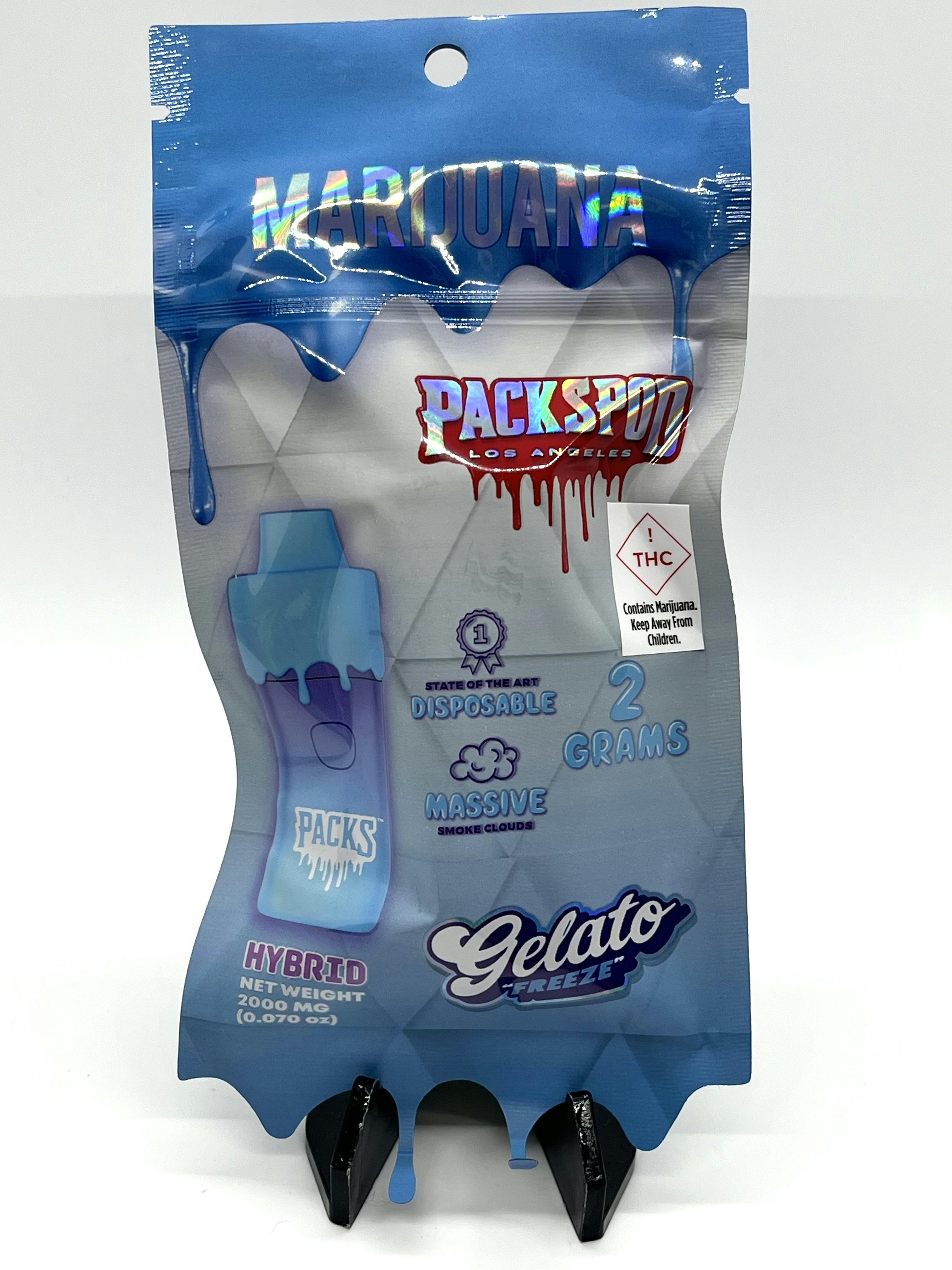Photograph of product: PacksPod Los Angeles | 2 Gram Disposable | Gelato Freeze