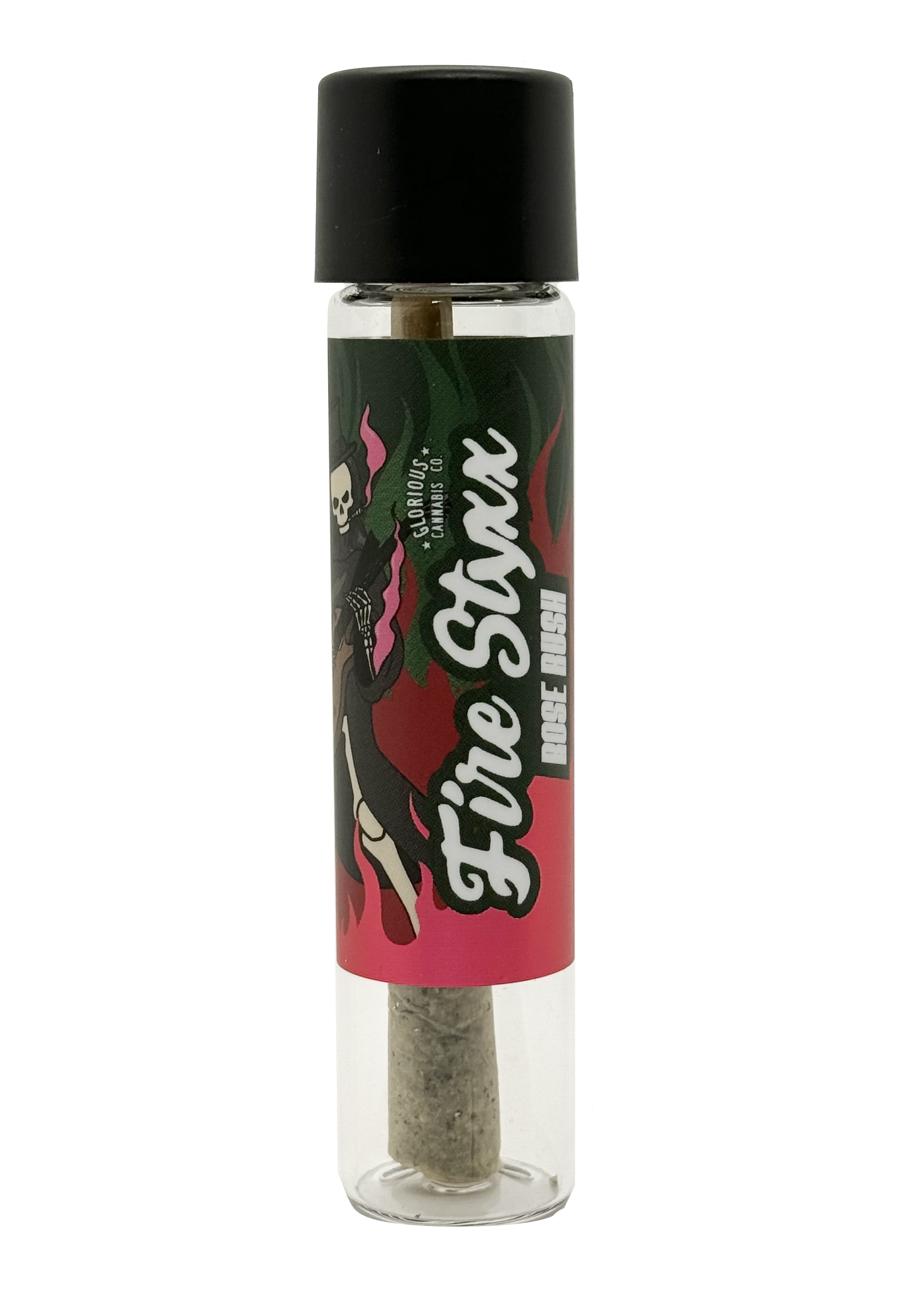 Photograph of product: Glorious Fire Styxx Rose Rush Infused Preroll Rec