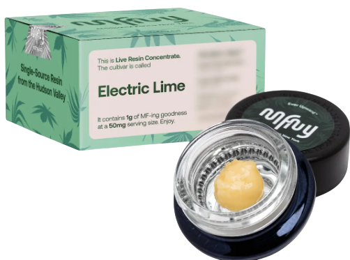 Photograph of product: Live Resin Electric Lime - Concentrate (1.0g)