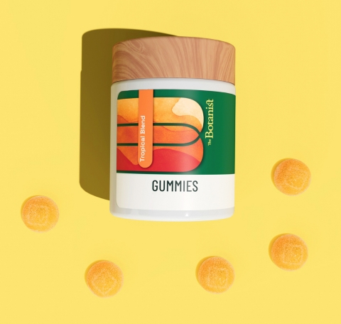Photograph of product: HP Botanist Tropical Punch (S) Gummies 50mg x 10ct - 0601