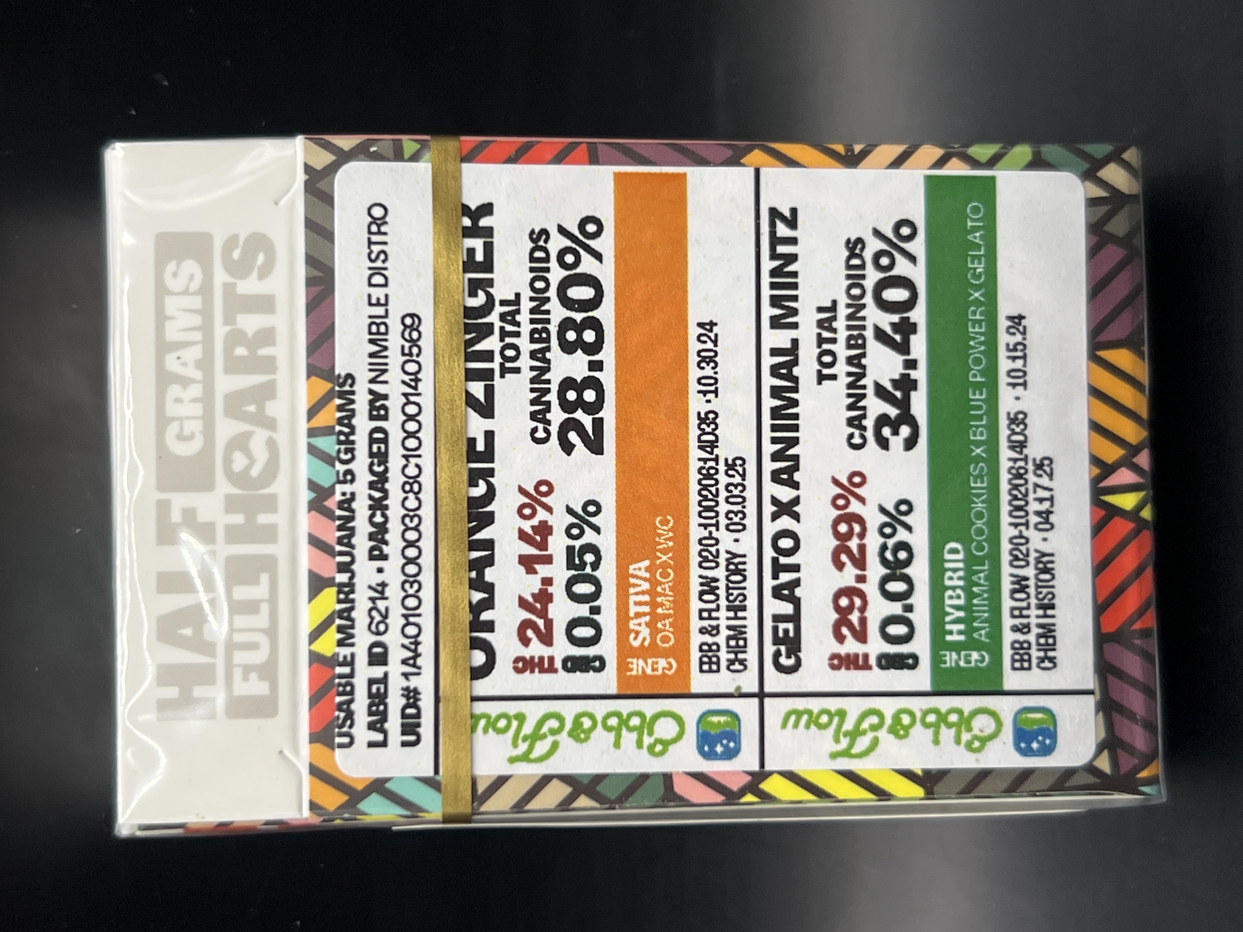 Photograph of product: KITES Orange Zinger/Gelato x Animal Mintz 10pk