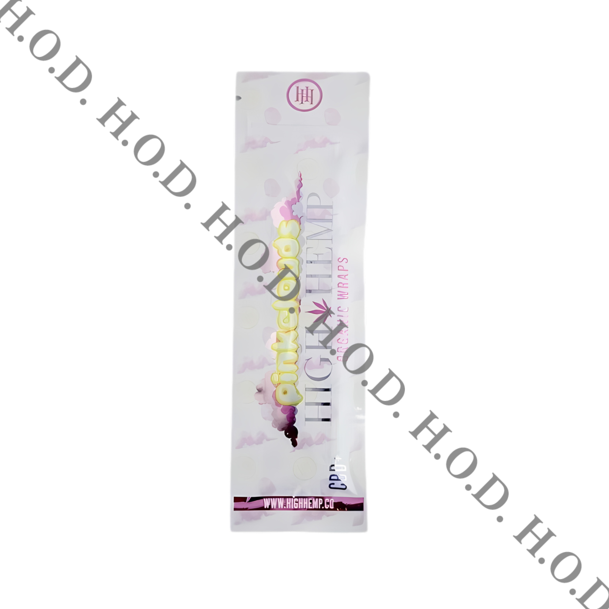 Photograph of product: High Hemp Organic Pink Clouds Hemp Wrap 2 Pack