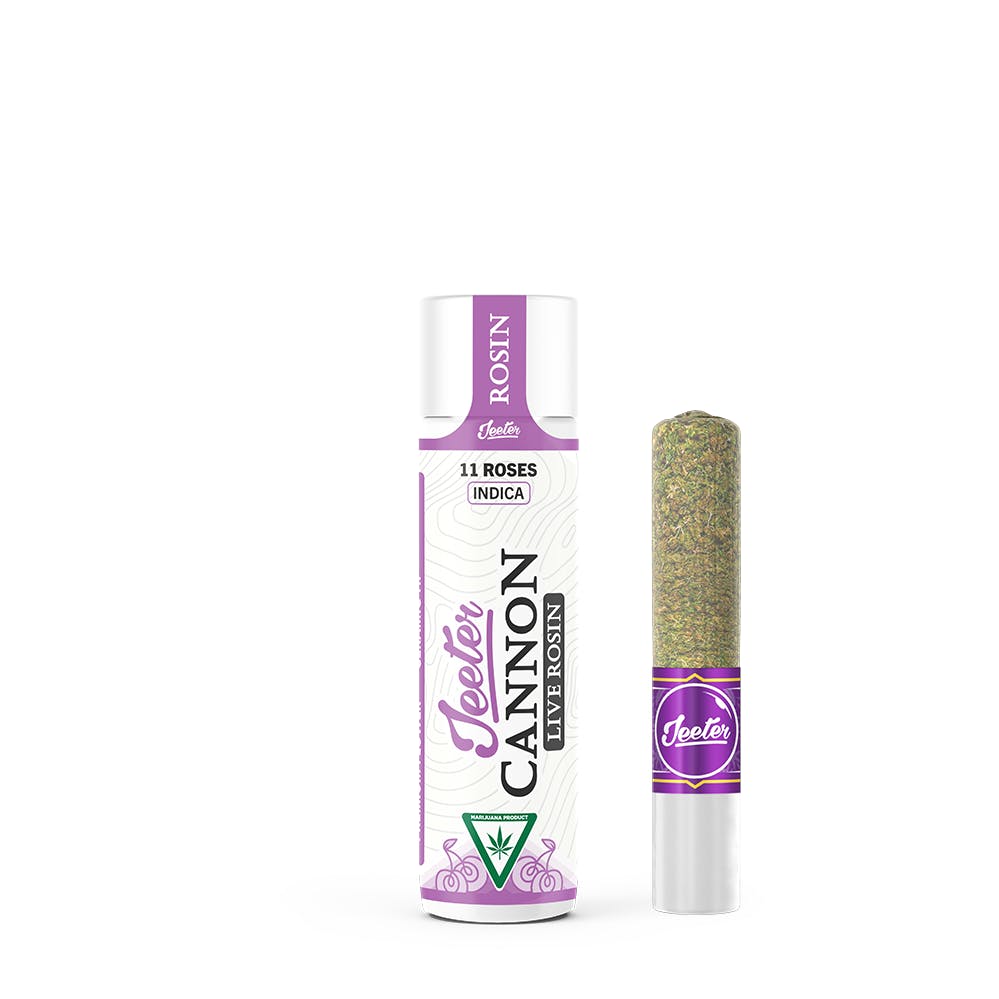 Photograph of product: 11 Roses Live Rosin Cannon Pre-Roll