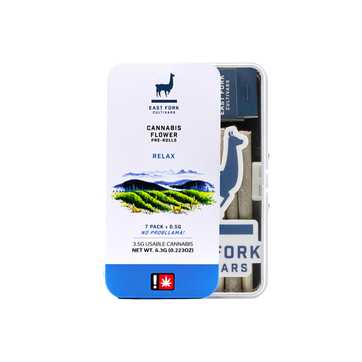 Photograph of product: East Fork Cultivars - RELAX: PINEAPPLE KUSH - Preroll Pack - - I