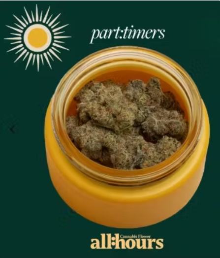 Photograph of product: all:hours Banana Acai Mints part:timers 4910 S (3.5g)