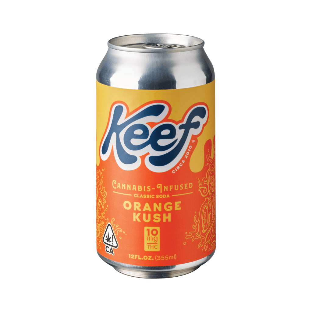 Photograph of product: Keef Soda 10mg - Orange Kush