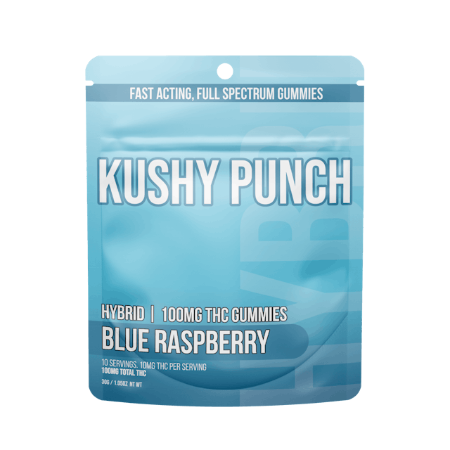 Photograph of product: Blue Raspberry | 100mg Multipack Gummies