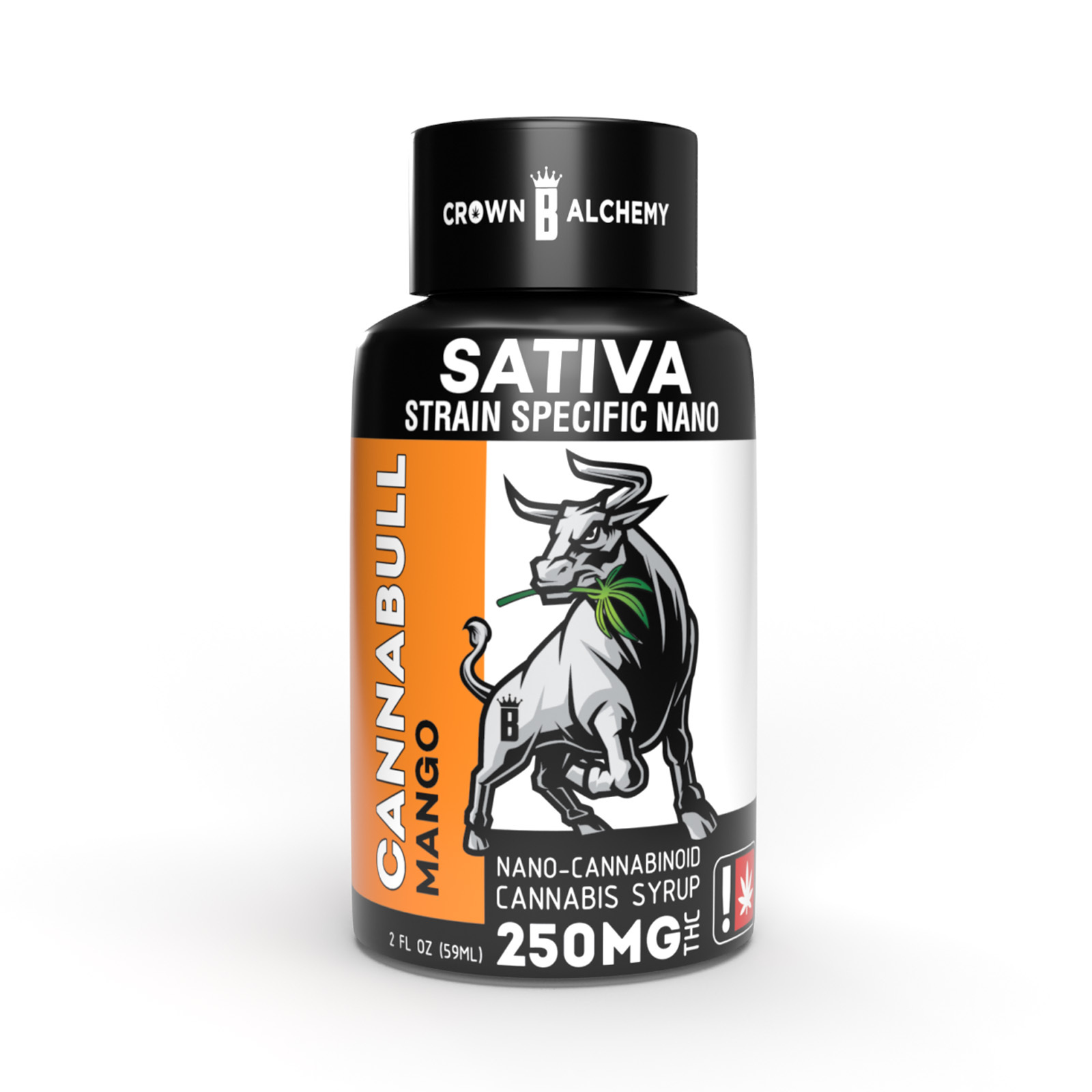 Photograph of product: Cannabull Nano Syrup | Mango 250mg