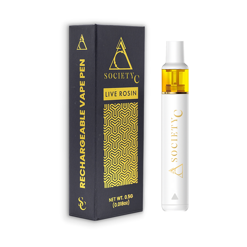 Photograph of product: Society C Lemon Cherry Diesel All-In-One Live Rosin Vape | 0.5g