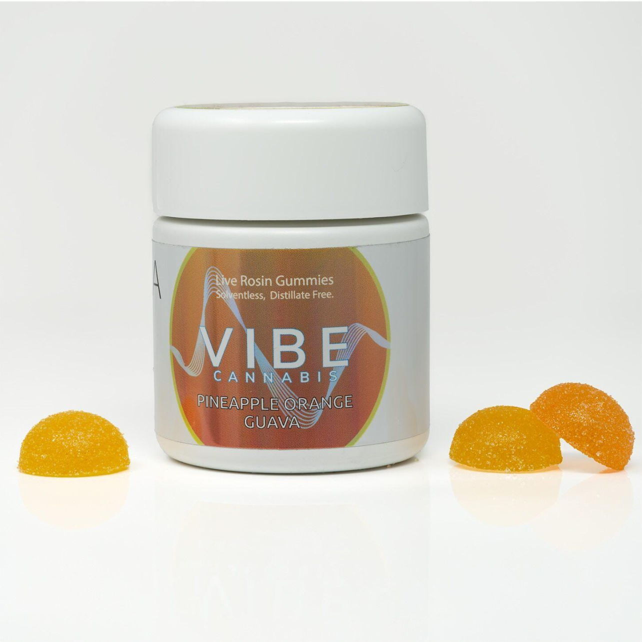 Photograph of product: Pineapple Orange Guava | 250mg Live Rosin Gummies