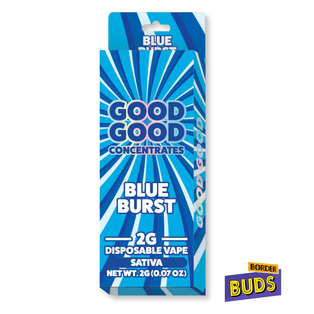 Photograph of product: Blue Burst | Good Good | 2g | Disposable