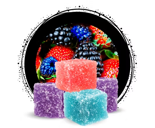 Photograph of product: Berry Assorted | Gummies | 100mg