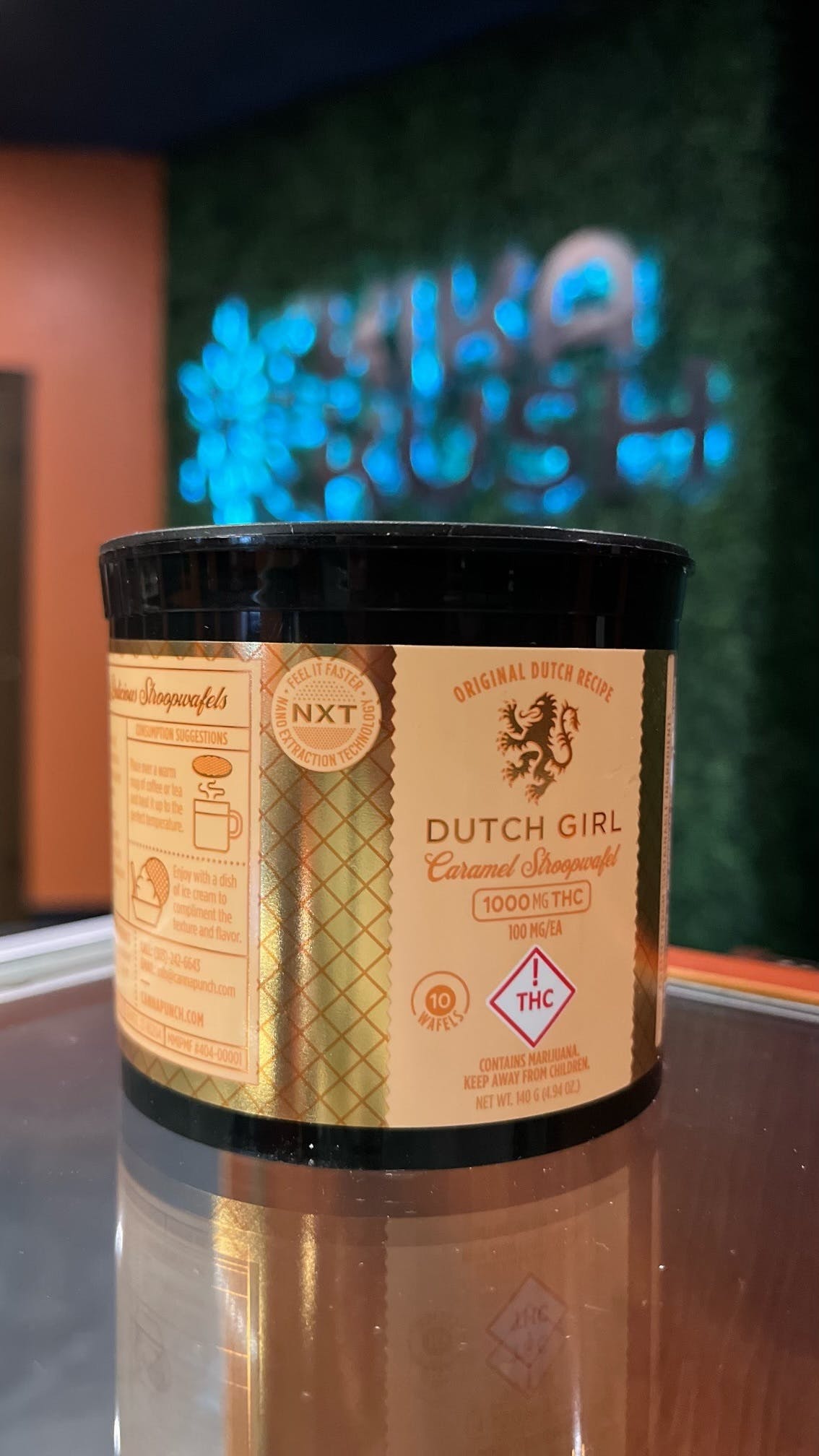 Photograph of product: Dutch girl - Stroopwafel - 1000mg