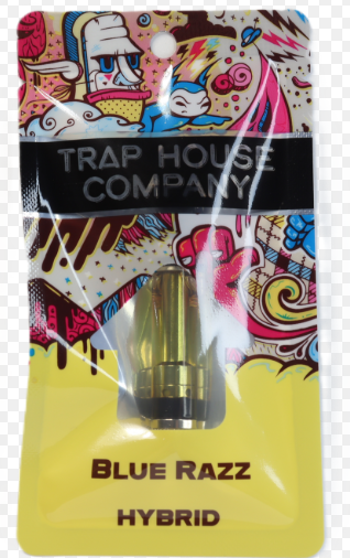 Photograph of product: Trap House Company - Blue Razz - Vape Cart