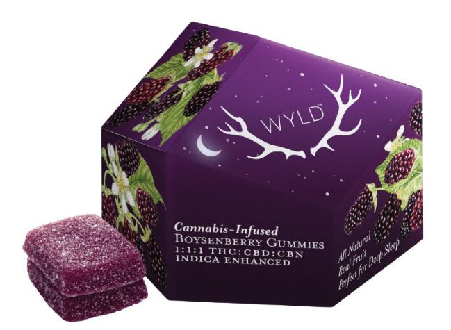 Photograph of product: Boysenberry 1:1:1 CBN/CBD/TH-oui | 10 Pack