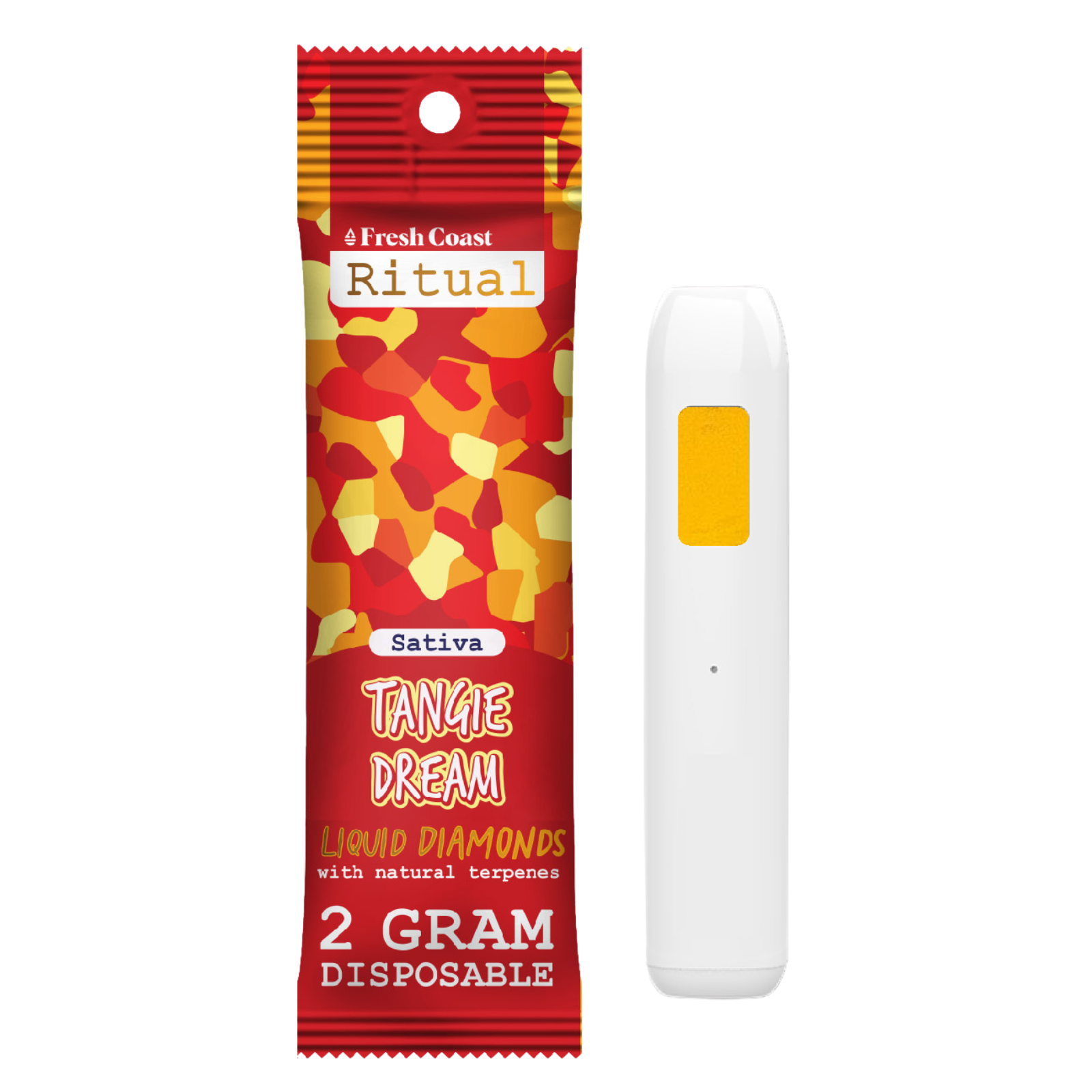 Photograph of product: Fresh Coast | 2g Liquid Diamond Disposable | Oui'd | Tangie Dream