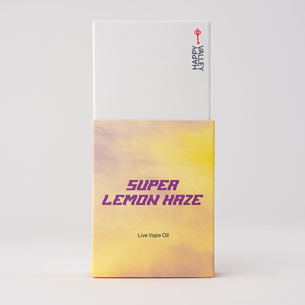 Photograph of product: Super Lemon Haze Live Vape Oil Disposable Vape | 0.5g