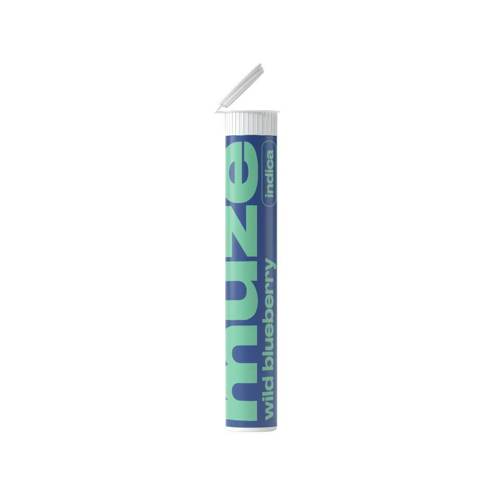 Photograph of product: Wild Blueberry Terpene Infused Pre-roll 1/2g 2pk
