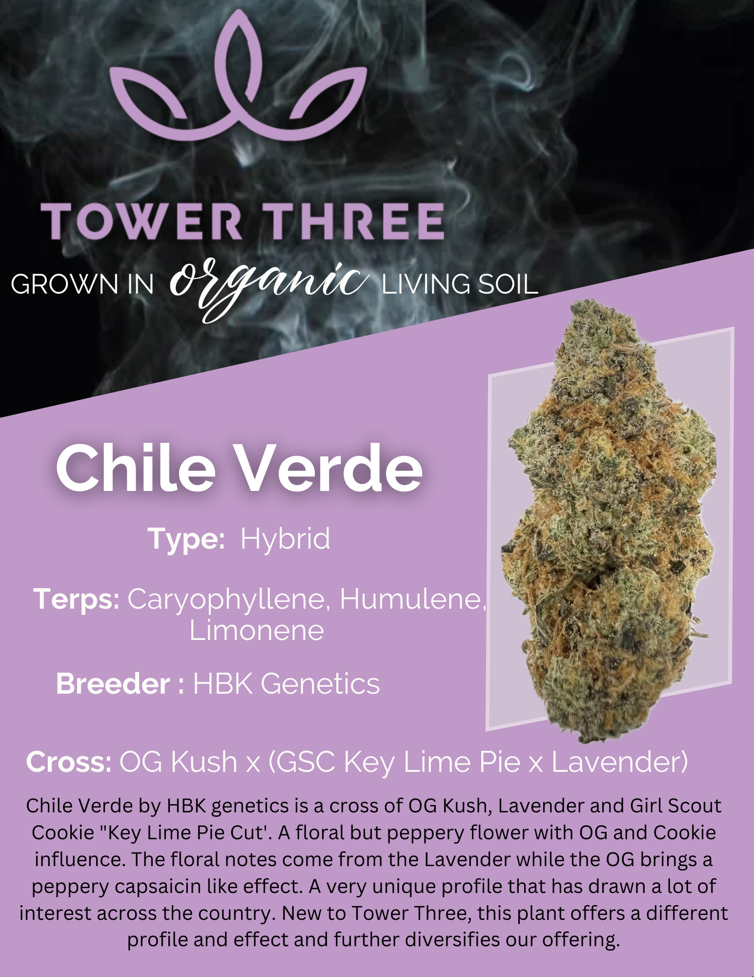 Photograph of product: Chile Verde | 3.5g | Tower Three
