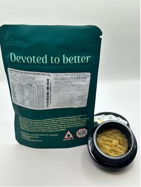 Photograph of product: G-63 | Baller Bucket | Live Rosin 3.5g (NEW)