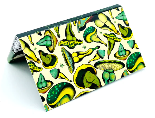 Photograph of product: "Mush Love" by Granata 1 1/4 Size Slim Papers with Filters (32 leaves)