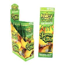 Photograph of product: EPIC WHOLESALE - JUICY JAY HEMP WRAP - LEMON CAKE