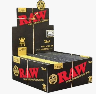 Photograph of product: RAW | Classic Black King Size Slim | Rolling Papers