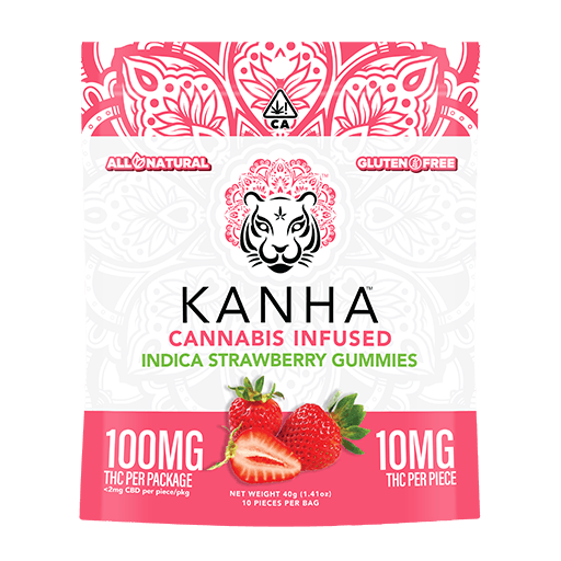 Photograph of product: Kanha Gummies - Pink Guava Sativa