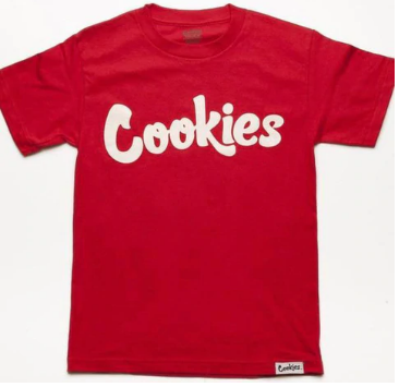 Photograph of product: Cookies - Tee - Original Mint Logo - Red/White - 2XL