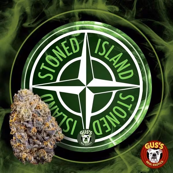 Photograph of product: Gus's Exotics | Stoned Island Pre-Pack Flower - 3.5g