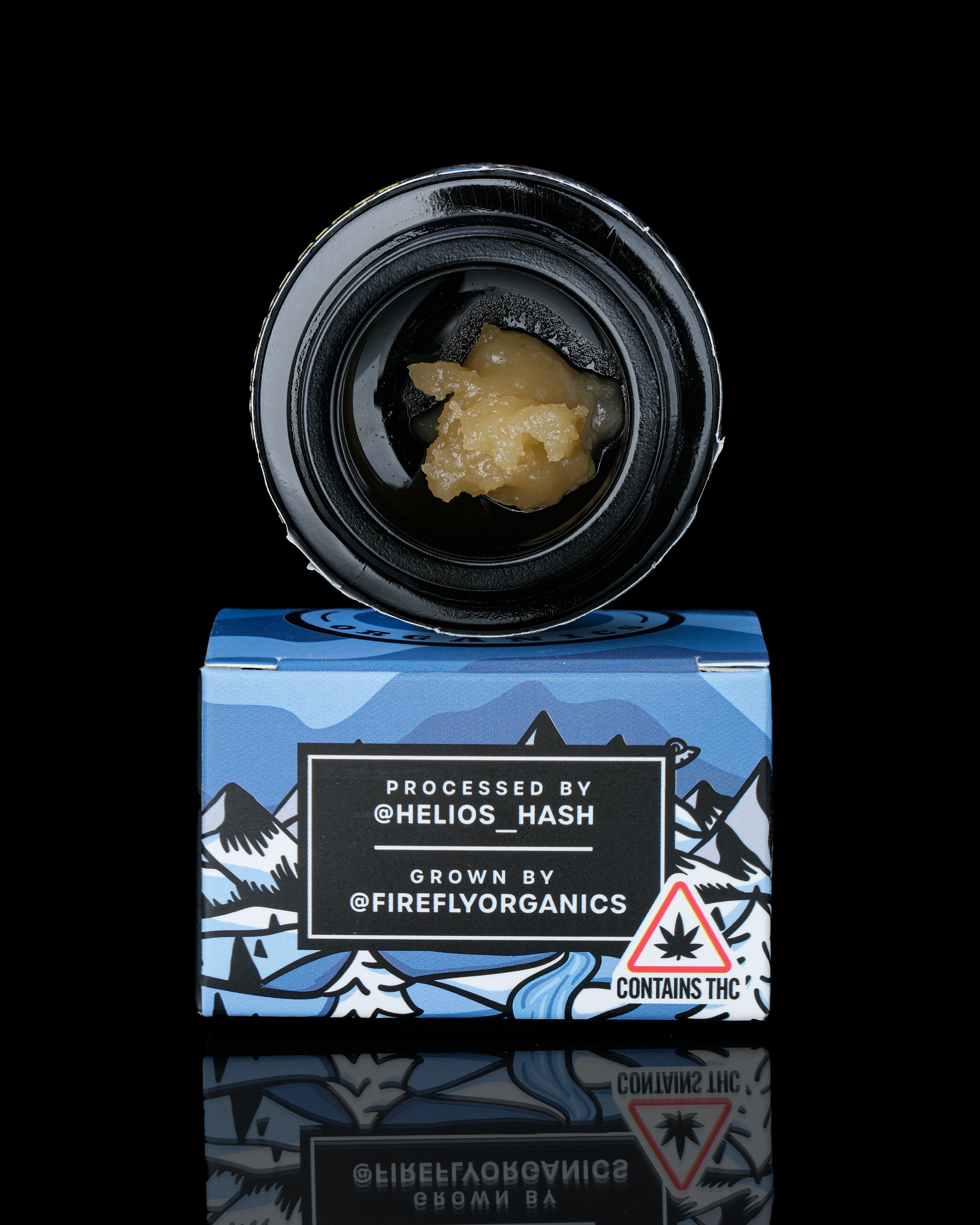 Photograph of product: Firefly Organics x Helios - Queen Bee - Cold Cure Live Rosin - 1g